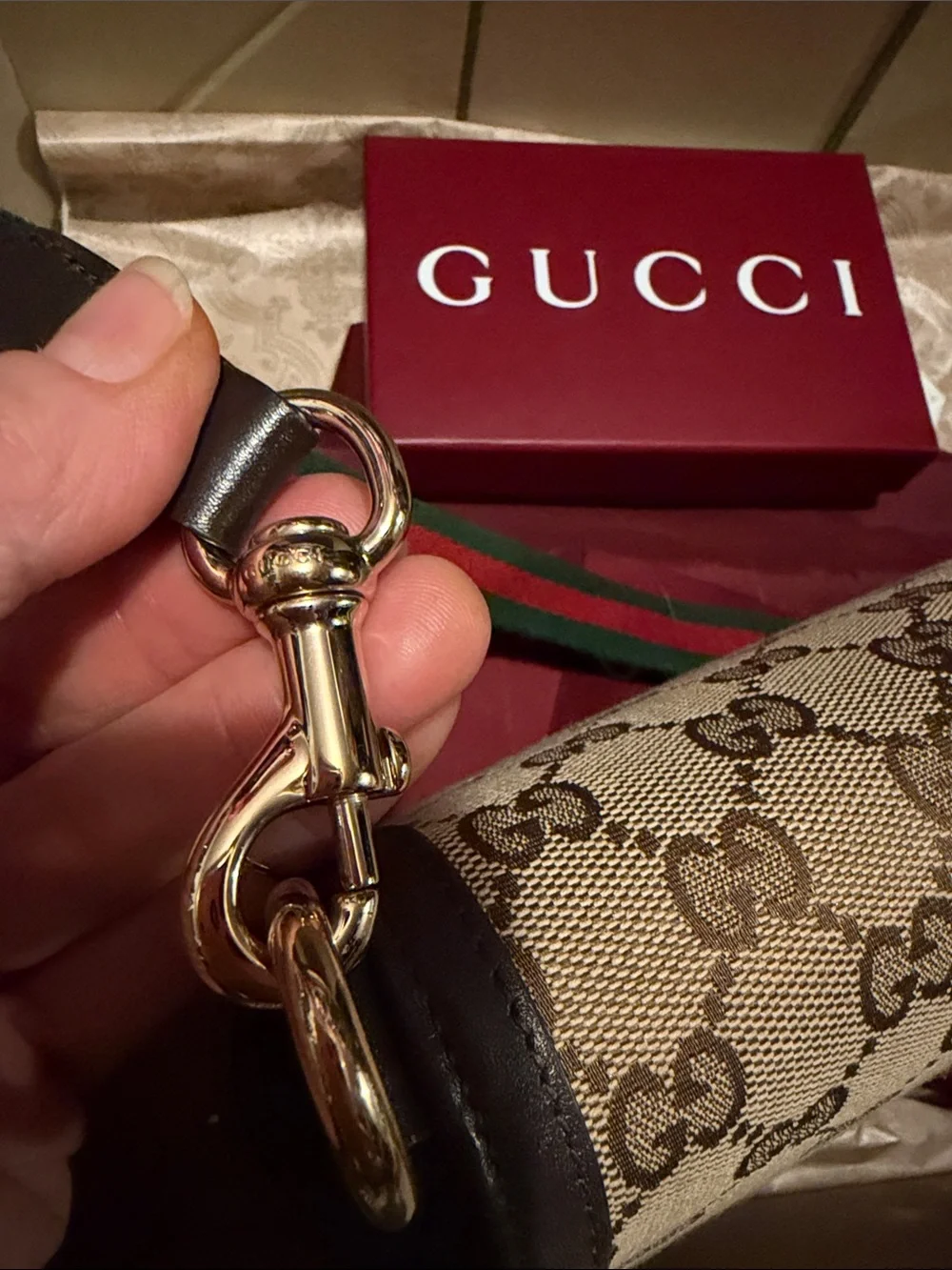 Gucci Luce shoulder bag & Gucci Luce Wallet GG CANVAS - AUTHENTIC GUCCI - Picture 14 of 14